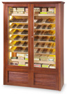 Cave à cigares pour +/- 2500 cigares avec système électronique de climatisation - réfrigération et humidification